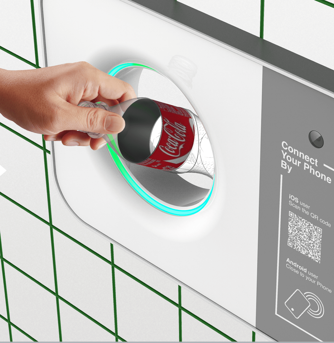 Binnovate smart bottle recycling machine